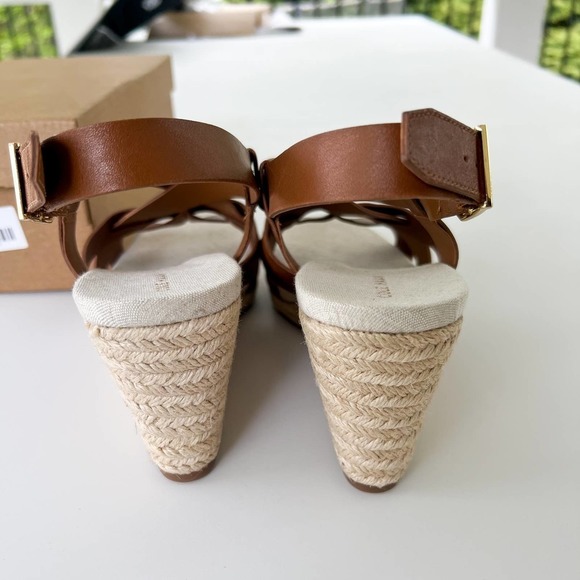 $150 Cole Haan Crystal Brown Espadrille Size 8.5 - Picture 5 of 5